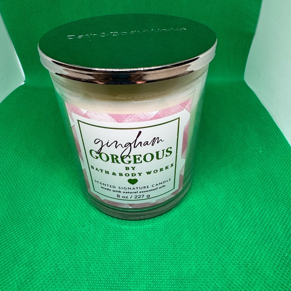 Gingham Gorgeous Candle - Single Wick New BBW